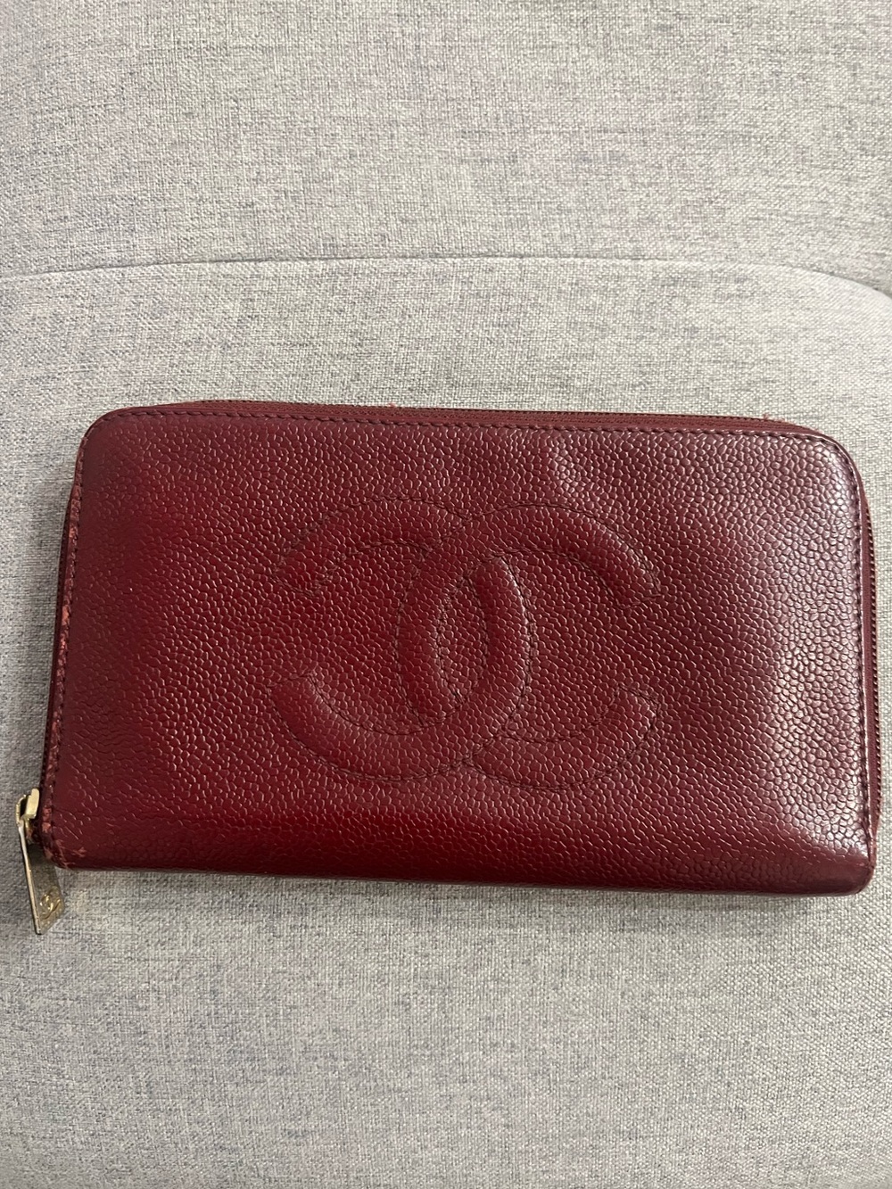 CHANEL Timeless Caviar CC Wallet Clutch